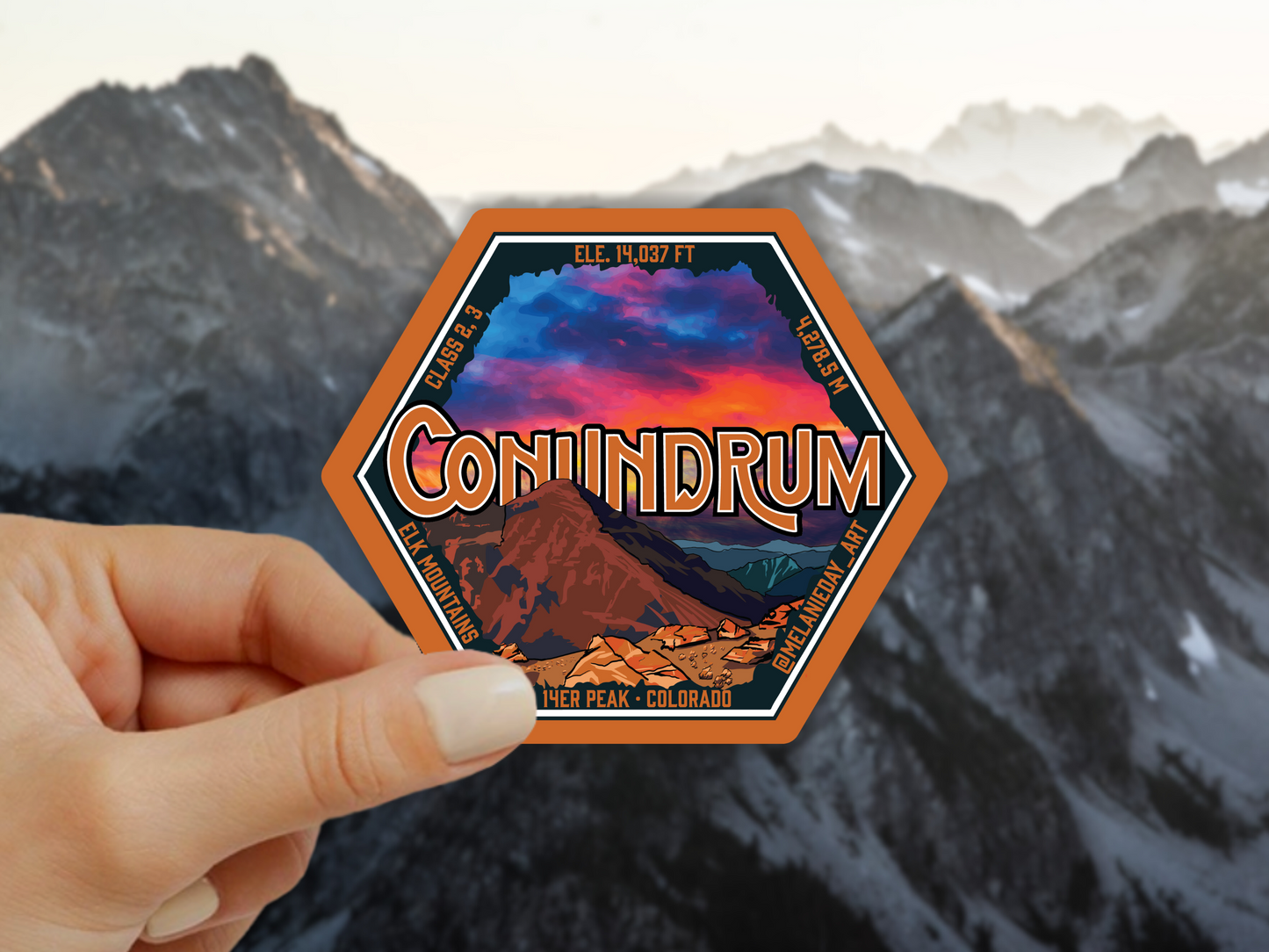 Conundrum Peak Sticker