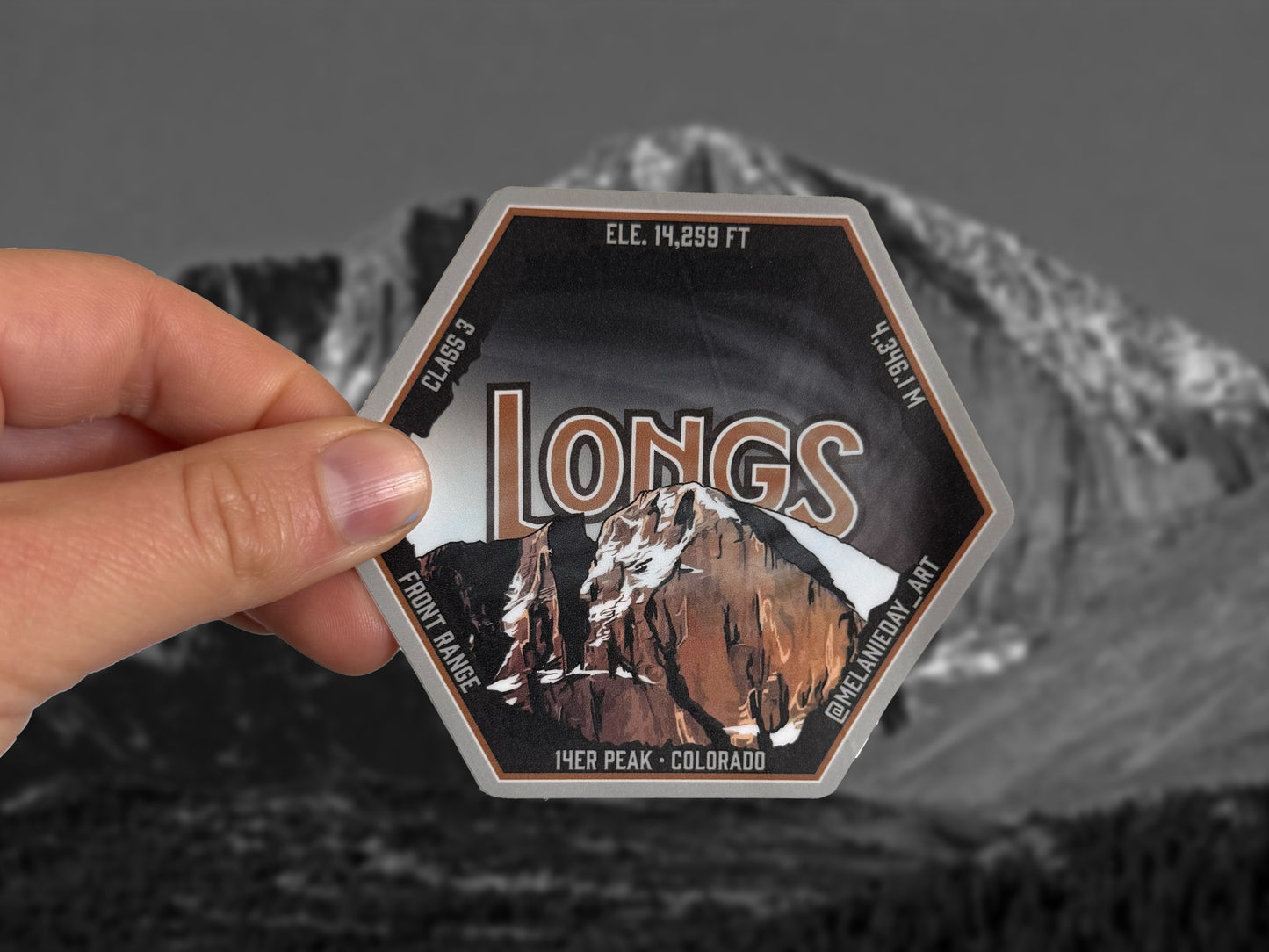 Longs Peak Sticker