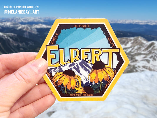 Mount Elbert Sticker