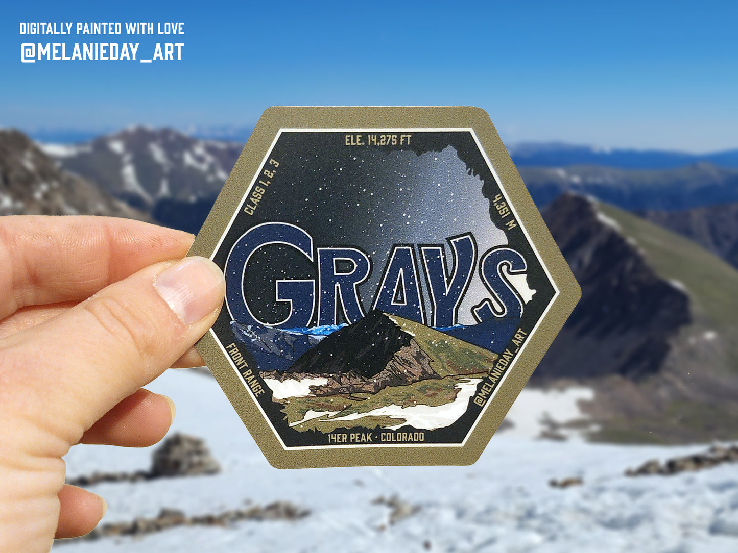 Grays Peak Sticker