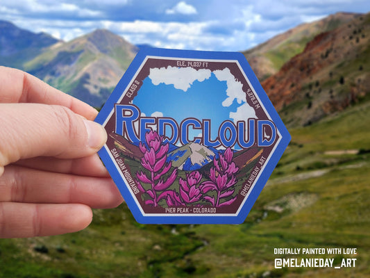 Redcloud Peak Sticker