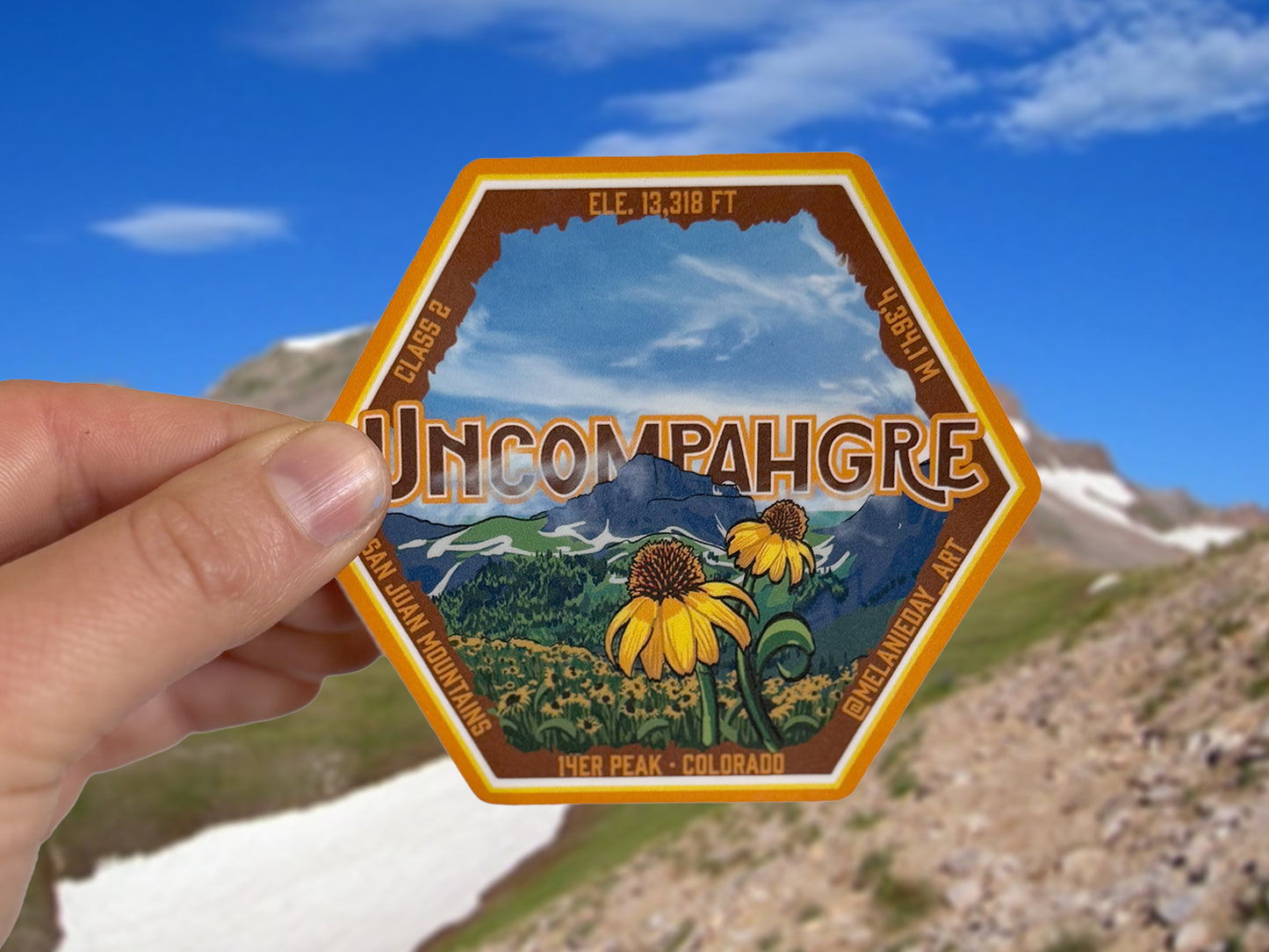 Uncompahgre Peak Sticker