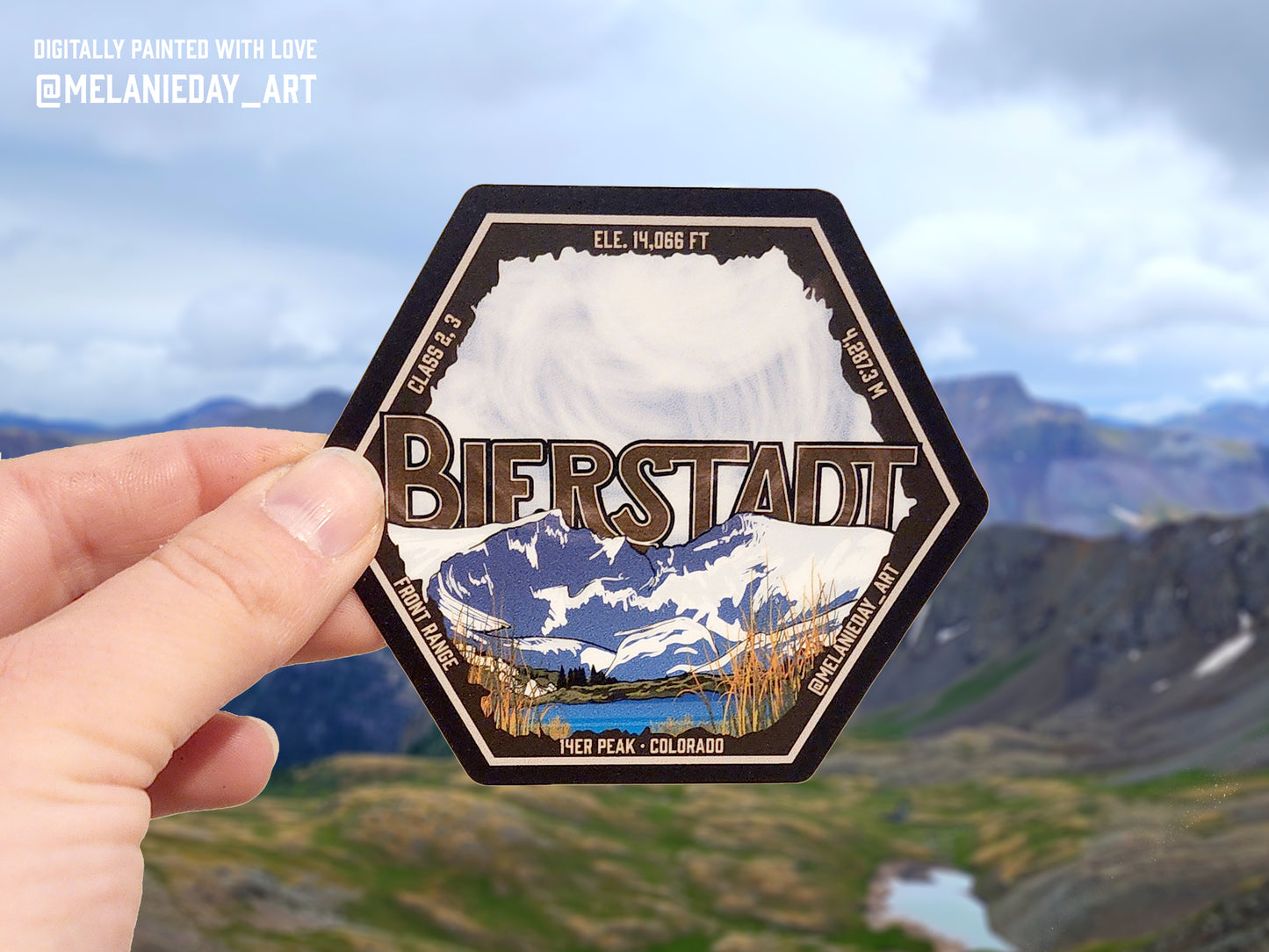 Mount Bierstadt Sticker