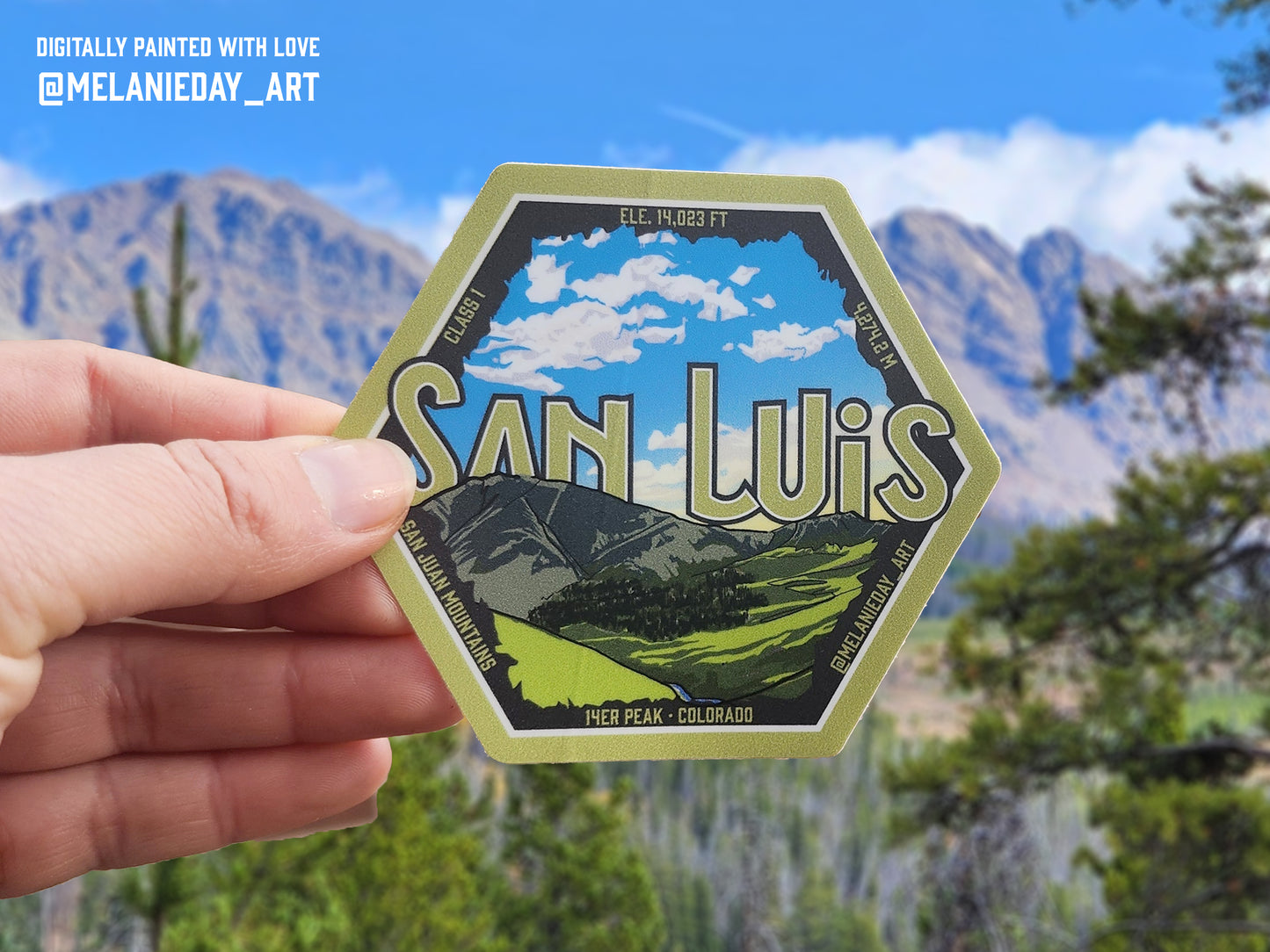 San Luis Peak Sticker