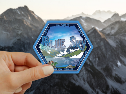 Blue Sky Sticker