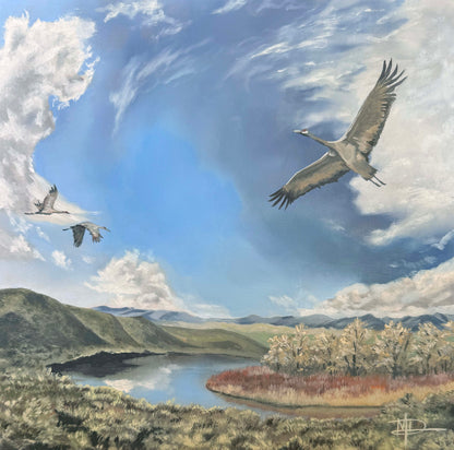 For the Conservation of Wings and Watersheds - Original Painting