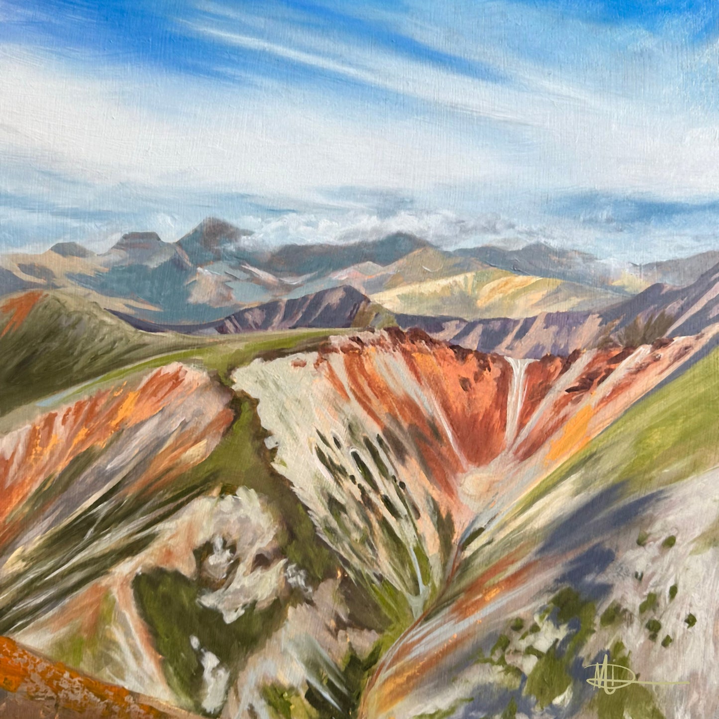 "Chromatic Climbs" (Redcloud Peak)