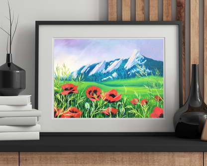 Flat Irons in Bloom Print