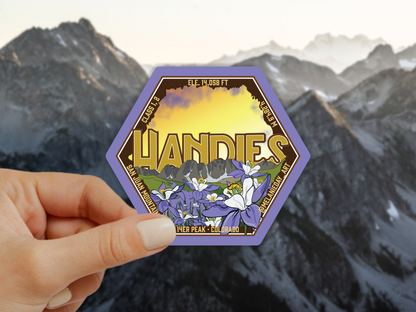 Handies Peak Sticker