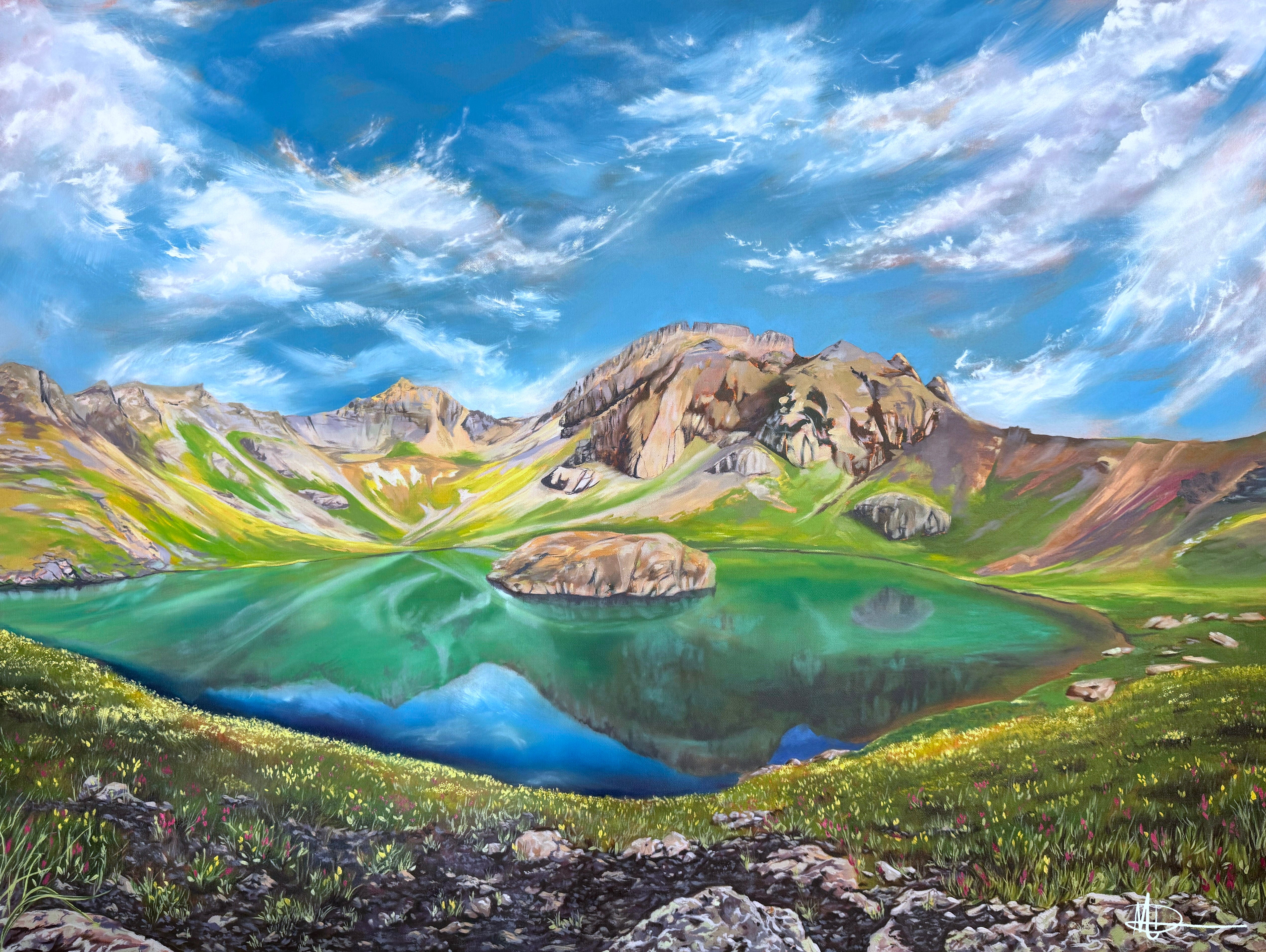 Heaven is in Colorado - Original Painting – Melanie Damore Art