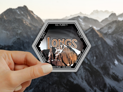 Longs Peak Sticker
