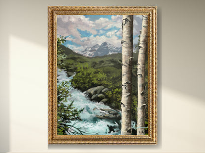 Stayed for the Silence - Original Oil Painting
