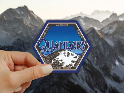 Quandary Sticker
