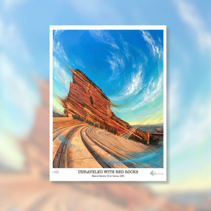 Unraveling with Red Rocks Print (PRE-ORDER)