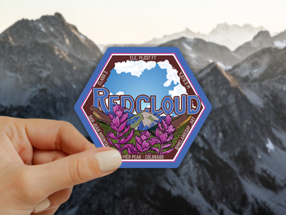 Redcloud Peak Sticker