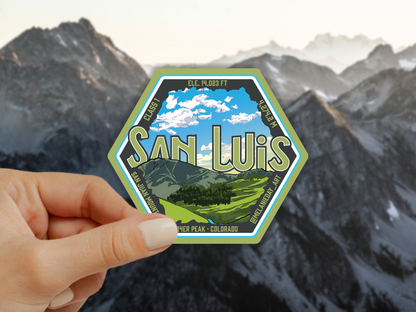 San Luis Peak Sticker