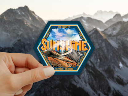 Sunshine Peak Sticker