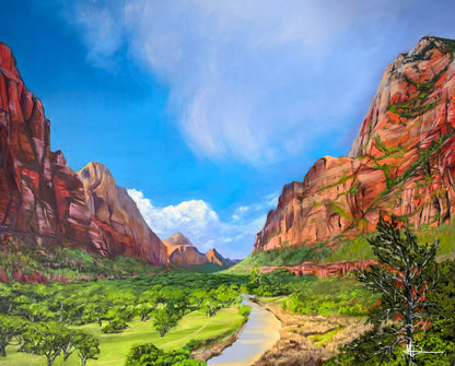 Virgin River Refuge - Original Painting